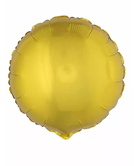 Ronde goudkleurige ballon 45 cm