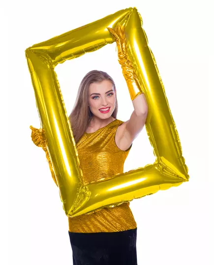 Gouden fotolijst ballon