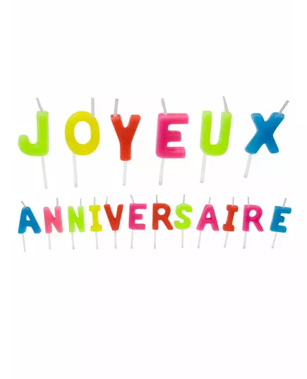 Joyeux anniversaire' verjaardagskaarsen