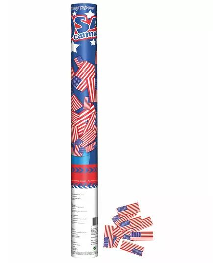 Canon confettis drapreau USA 60cm
