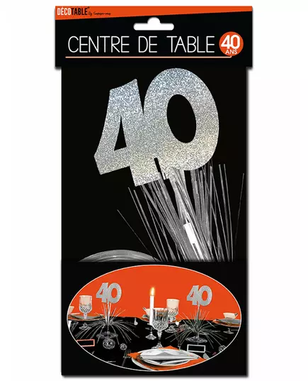 Tafeldecoratie 40 jaar