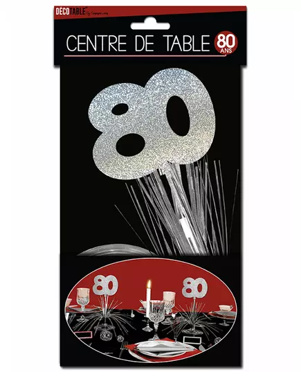 Tafeldecoratie 80 jaar