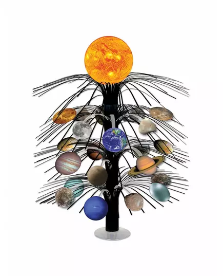 Centre de table en cascade système solaire 45 cm