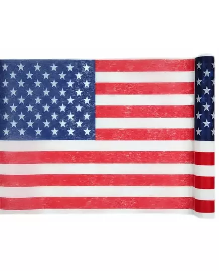 Chemin de table intissé USA 30 cm x 5 m