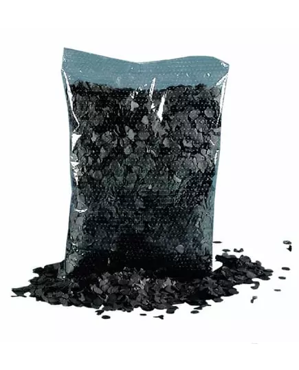 Zakje zwarte confetti