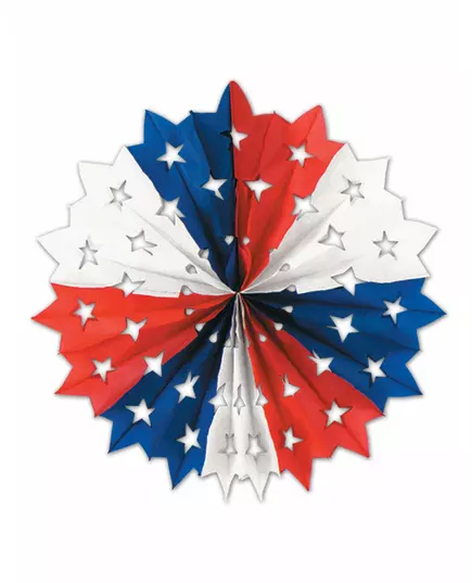 Décoration en papier étoile USA 28 cm