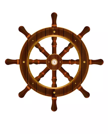 Schip roer decoratie