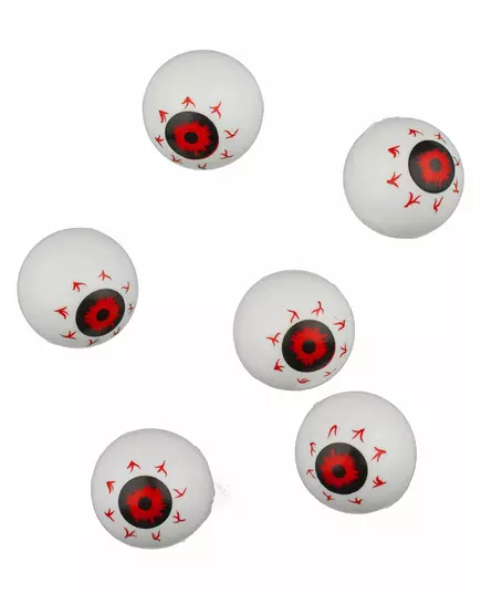 6 rode ogen decoraties