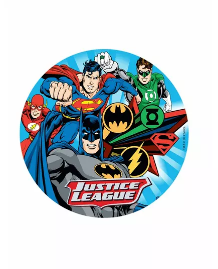 Eetbare taartdecoratie Justice League™