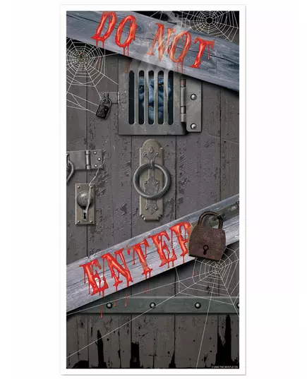 Décoration pour porte Do Not Enter 76x152cm halloween