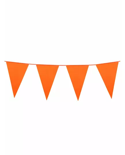 Oranje vlaggenslinger