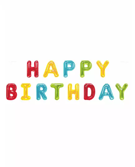 Aluminium Happy Birthday letter slinger