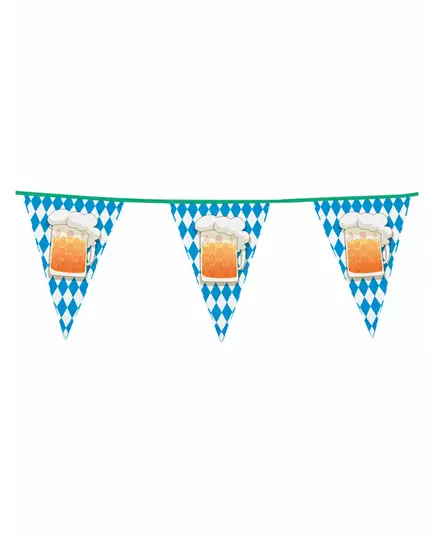 Guirlande à fanions fête de la bière 6 m