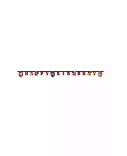 Guirlande Happy Birthday Pat'Patrouille prêt pour l'action™ 2 m