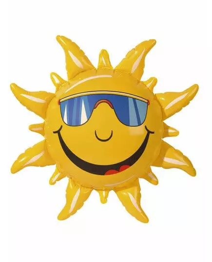 Gele opblaasbare zon