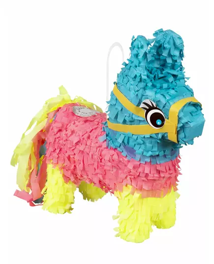 Mini piñata âne multicolore 20 x 18 cm