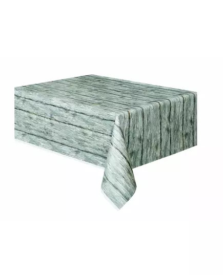 Tafelkleed met hout print
