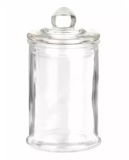 Petite bonbonnière confiseur en verre 12 x 5 cm