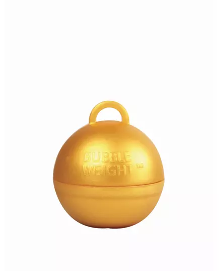 Goudkleurig heliumballon gewicht