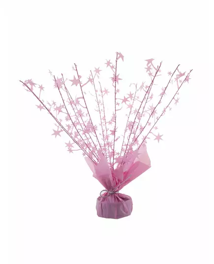 Poids pour ballon hélium étoiles rose 250 gr
