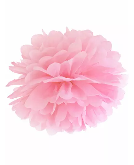 Roze papieren plafonddecoratie