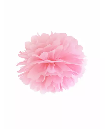 Roze papieren bloem hangdecoratie
