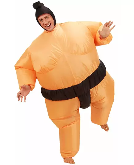 Déguisement humoristique sumo gonflable adulte