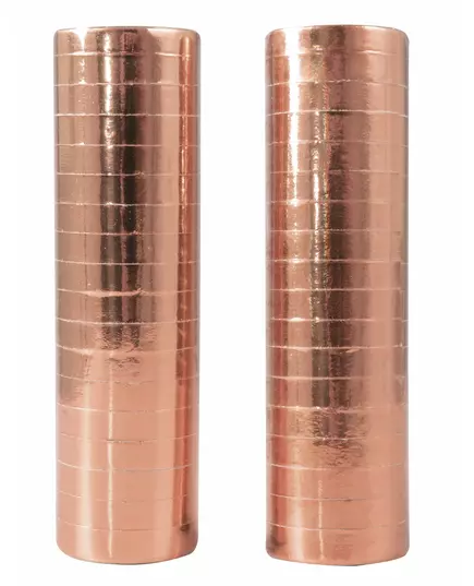 2 Rouleaux de serpentins rose gold 4 m