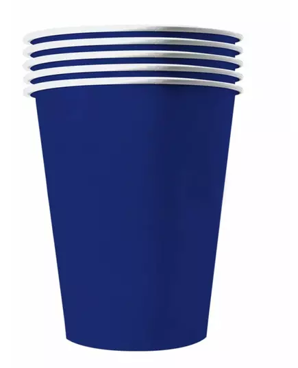 20 Amerikaans blauwe recyclebare kartonnen bekers 53 cl