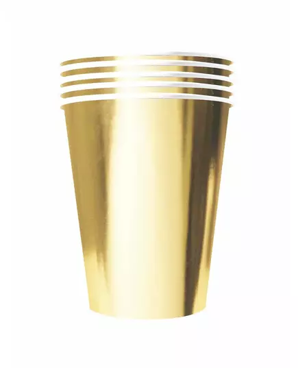 20 Gobelets américains carton recyclable or 53 cl