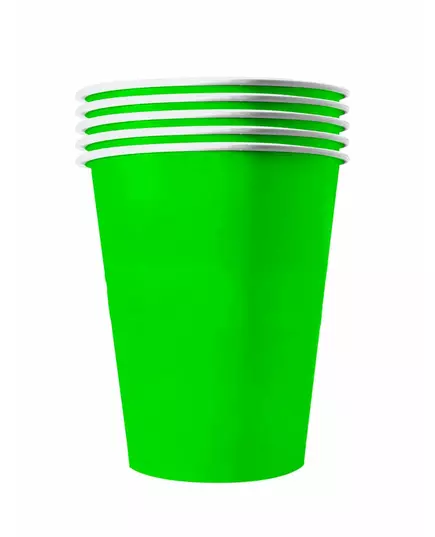20 Gobelets américains carton recyclable verts 53 cl
