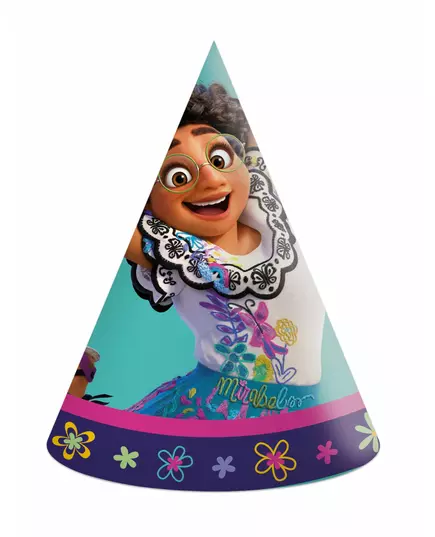 6 Chapeaux de fête en carton Encanto™