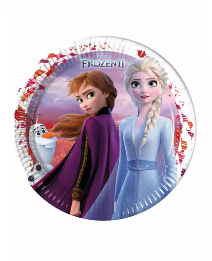 8 grote Frozen 2™ kartonnen borden