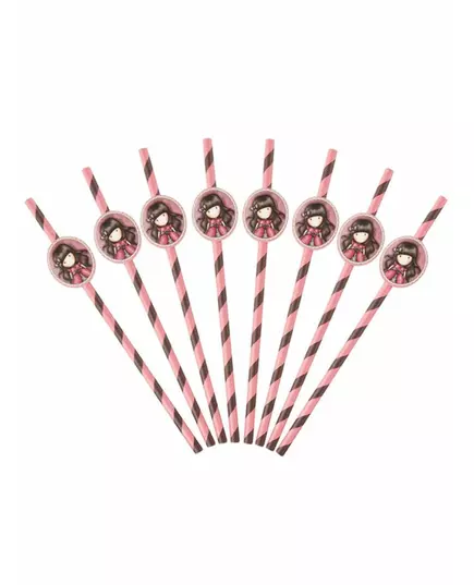 8 Pailles en carton Ladybird Santoro™