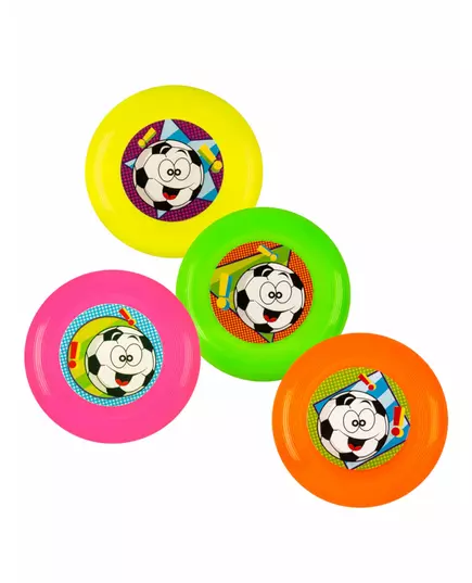 Accessoires piñata 4 frisbees multicolores 9 cm