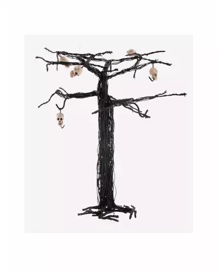 Halloweenboom met schedels 28 cm
