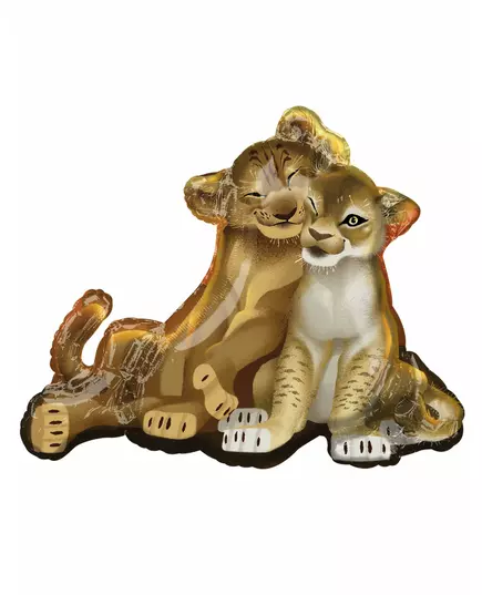 Ballon aluminium Le Roi Lion™ 78 x 66 cm