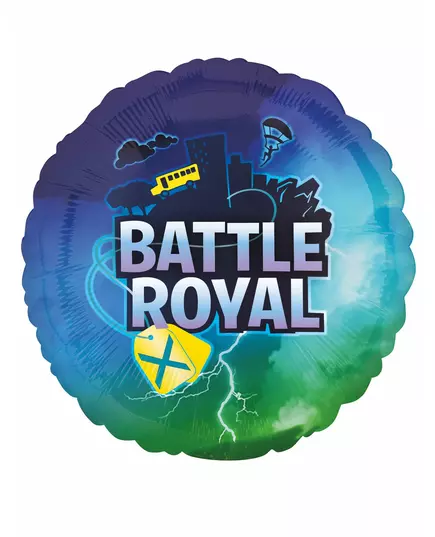 Ballon aluminium rond battle royale 43 cm