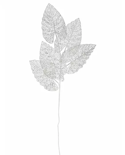 Siertak 5 blaadjes wit 80 cm
