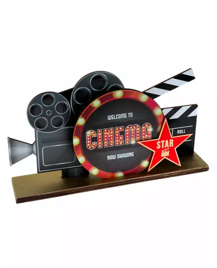 Hollywood houten middelpunt 20 x 13 cm