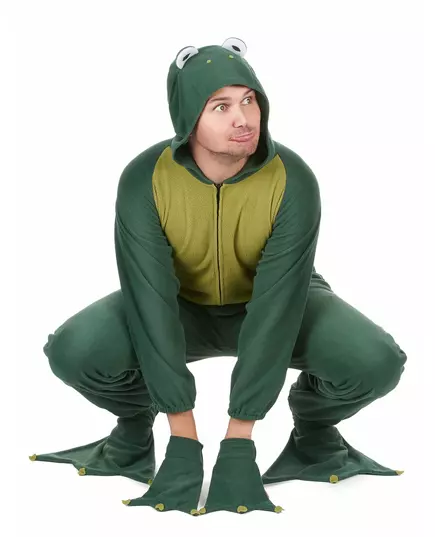 Kikker jumpsuit met capuchon voor heren