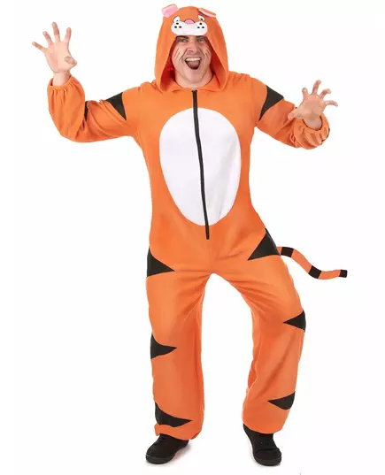 Combinaison à capuche tigre homme