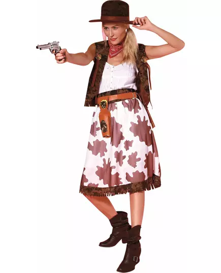 Déguisement cowgirl classique femme, Taille: Medium