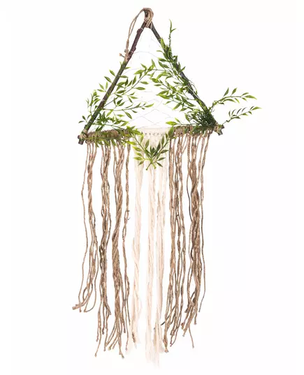 Planten en jute lichtdecoratie 80 x 37 cm