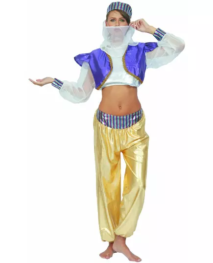 Kostuum van een oosterse danseres voor dames, Maat: Small