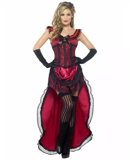 Sexy cabaretdanseres outfit voor dames, Maat: Small