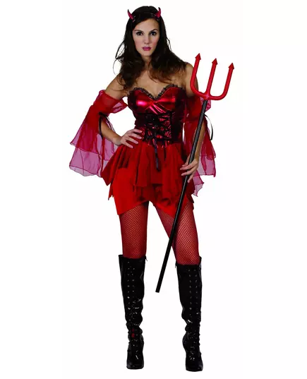 Duivel kostuum voor dames Halloween outfit, Maat: Small