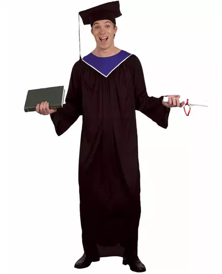 Kostuum van een gediplomeerde student volwassenen