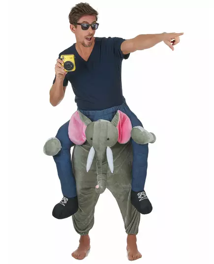 Op de rug van olifant kostuum voor volwassenen