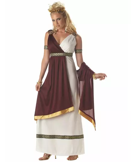 Romeinse keizerin kostuum voor dames, Maat: Medium (40/42)